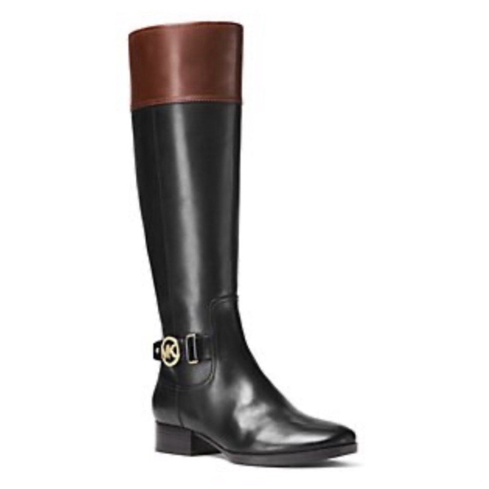 Micheal Kors two tone calf boots